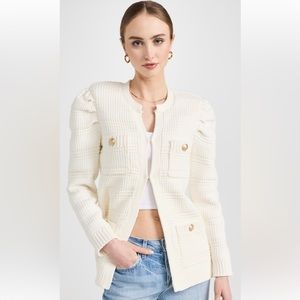 L’AGENCE Marina Textured Cardigan in size XXS